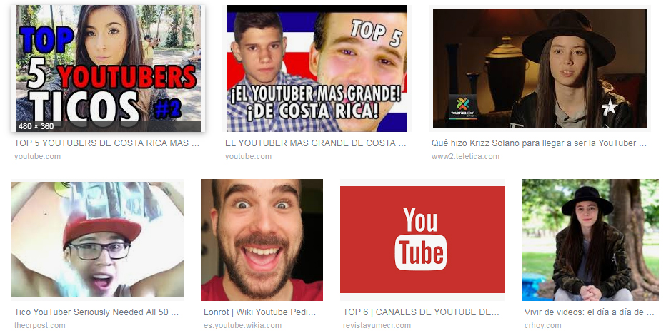 Youtube Costa Rica