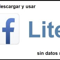 como usar facebook lite sin datos
