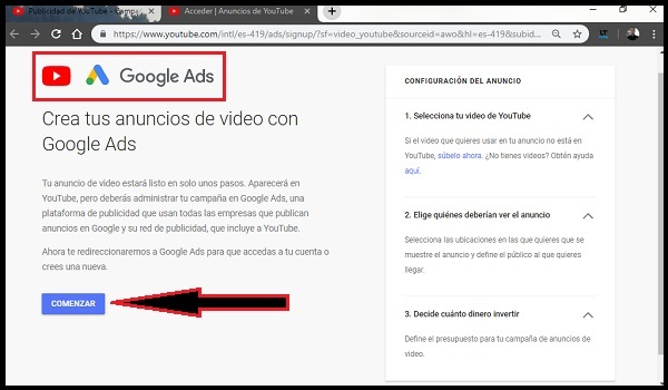 entrar en google ads