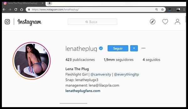 Lena the plug insta