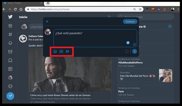 publicar gifs en twitter