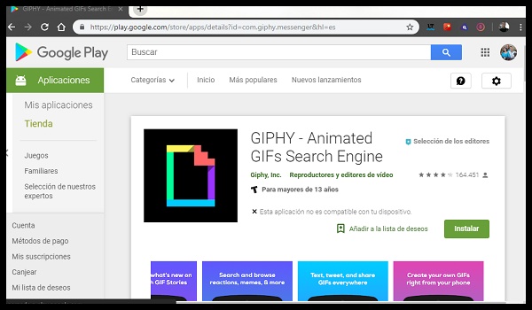 usar giphy para subir gifs en instagram