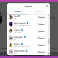 dejar de seguir a todos los perfiles que sigo en Instagram