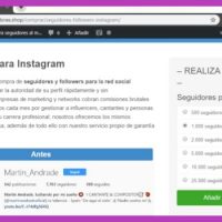 pasos para comprar en seguidores.shop
